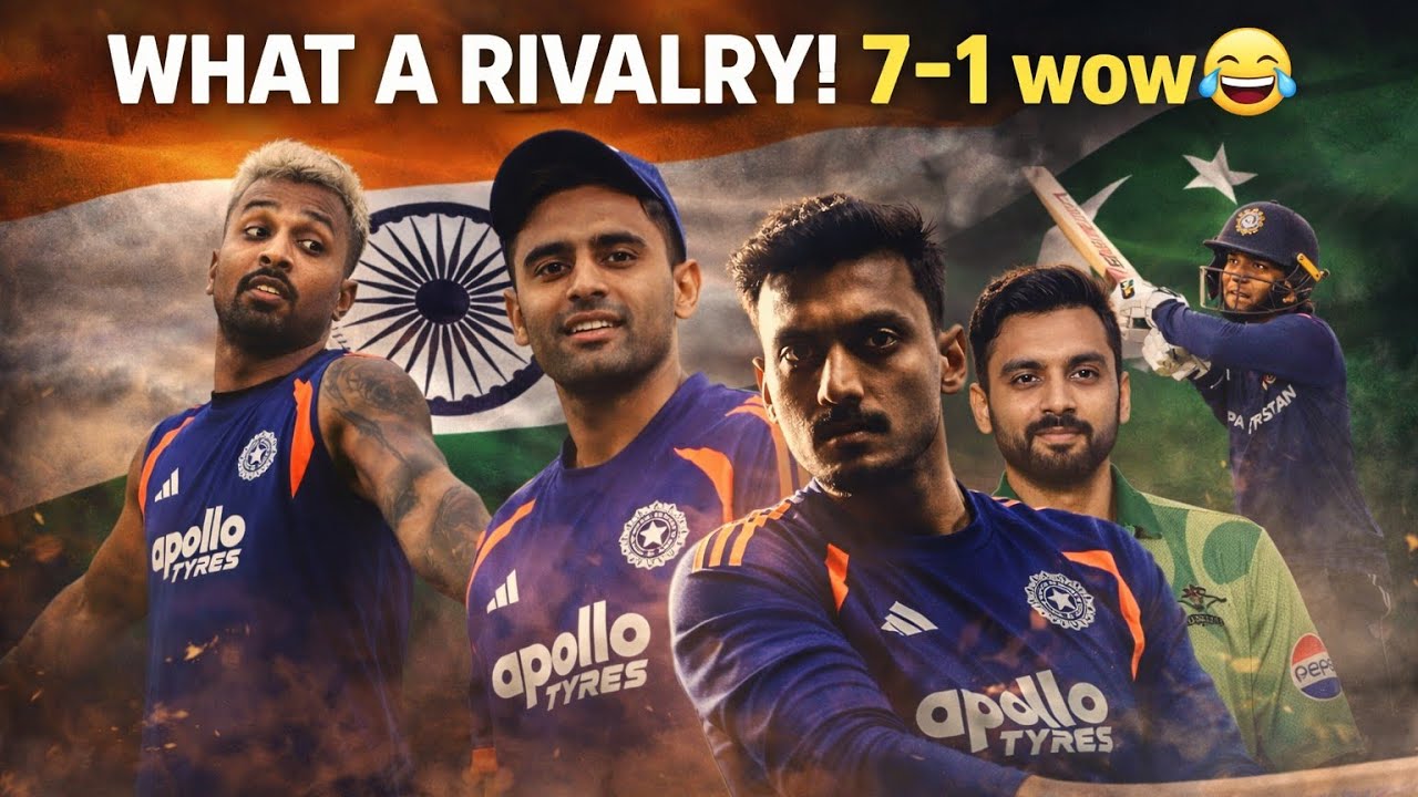 India vs Pakistan Cricket Rivalry 7–1 Record Explained | IND vs PAK Match Highlights