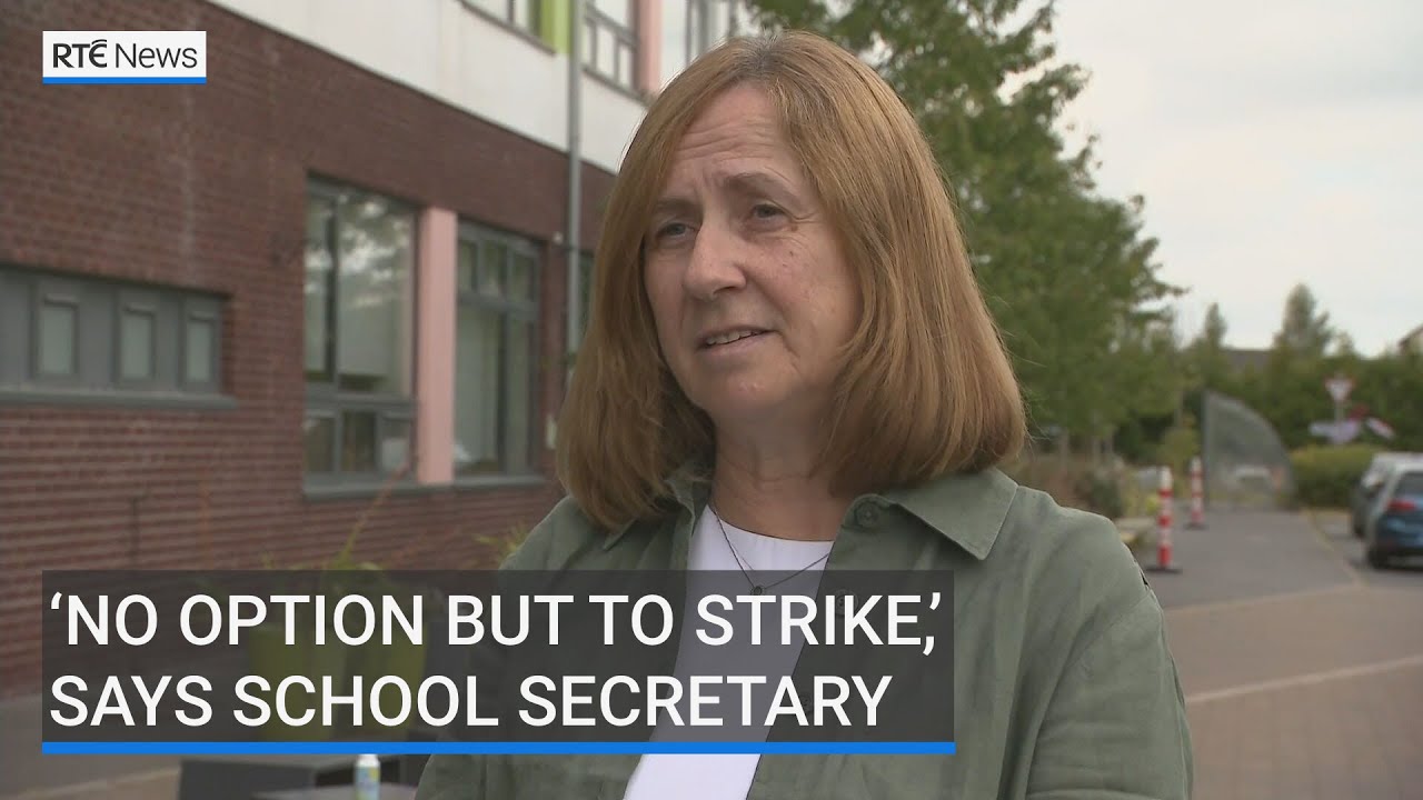 ‘No option but to strike,’ says school secretary