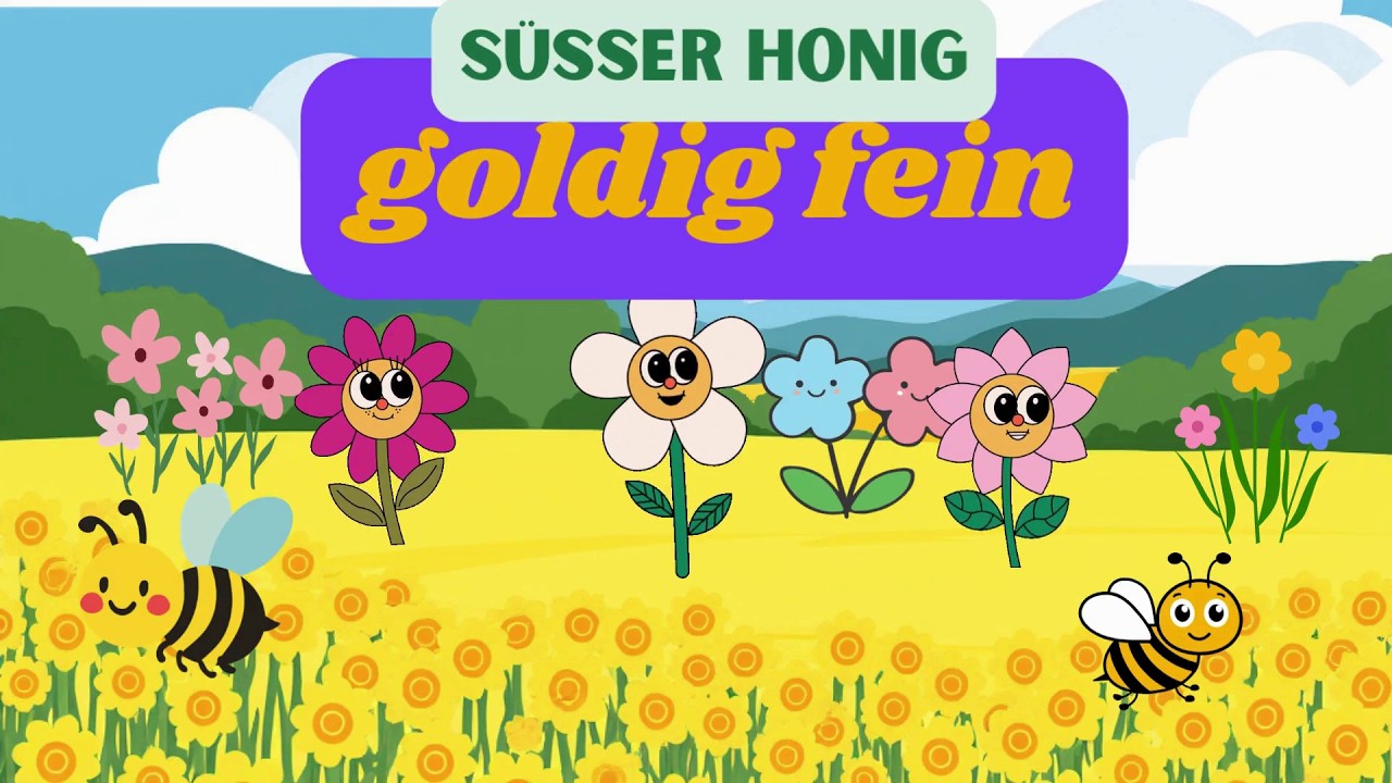 🎶Süßer Honig, goldig fein: Kinderlieder zum Mitsingen | Sing Kinderlieder