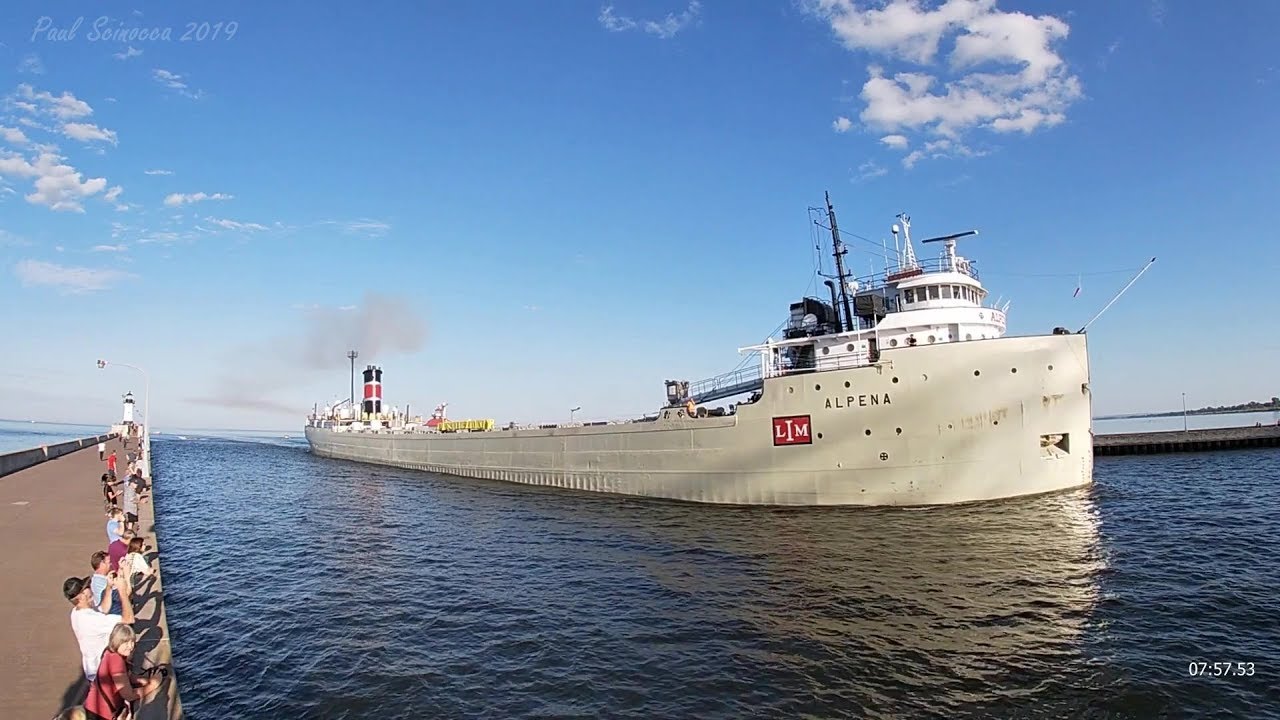 Check out the looker in this video! The Alpena arriving Duluth