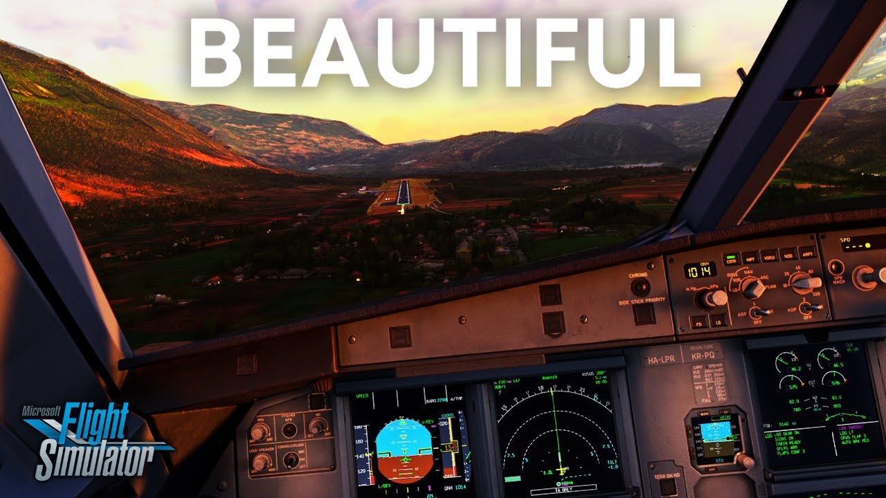 Little Airport, HUGE Mountains! | WizzAir FENIX a320 | Landing in Kukës | Microsoft Flight Simulator