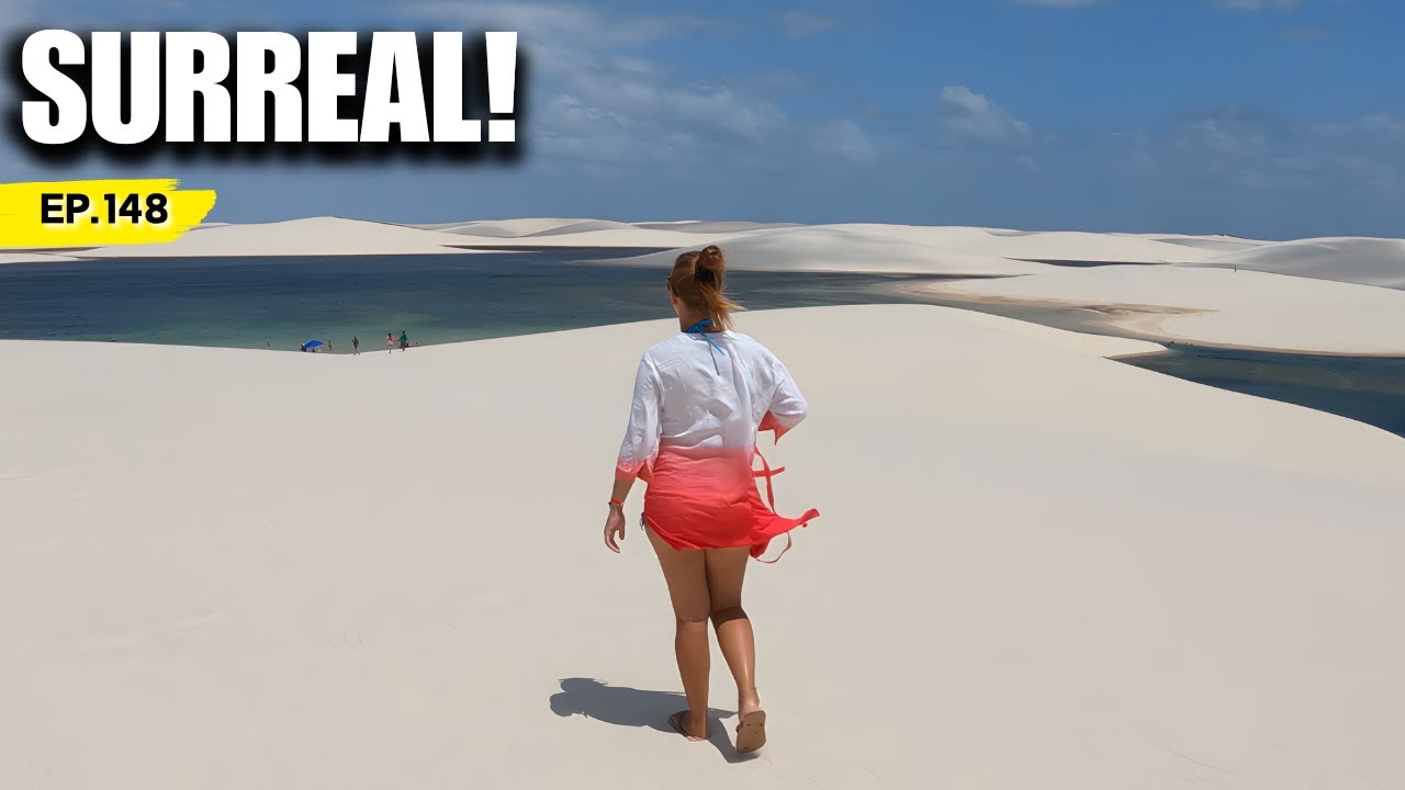 Deixamos a Kombi em Barreirinhas e fizemos o passeio de SANTO AMARO pelos LENÇÓIS MARANHESES  Ep.148