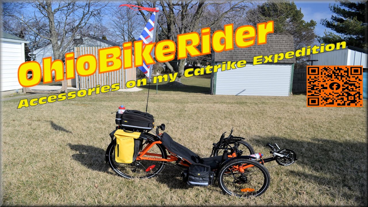 Accessories on my Catrike Expedition Recumbent