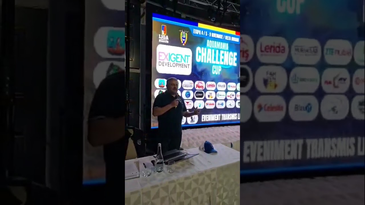 Cristian Iorgulescu, Organizatorul Aquamania, marchează deschiderea Aquamania Challenge Cup 2025