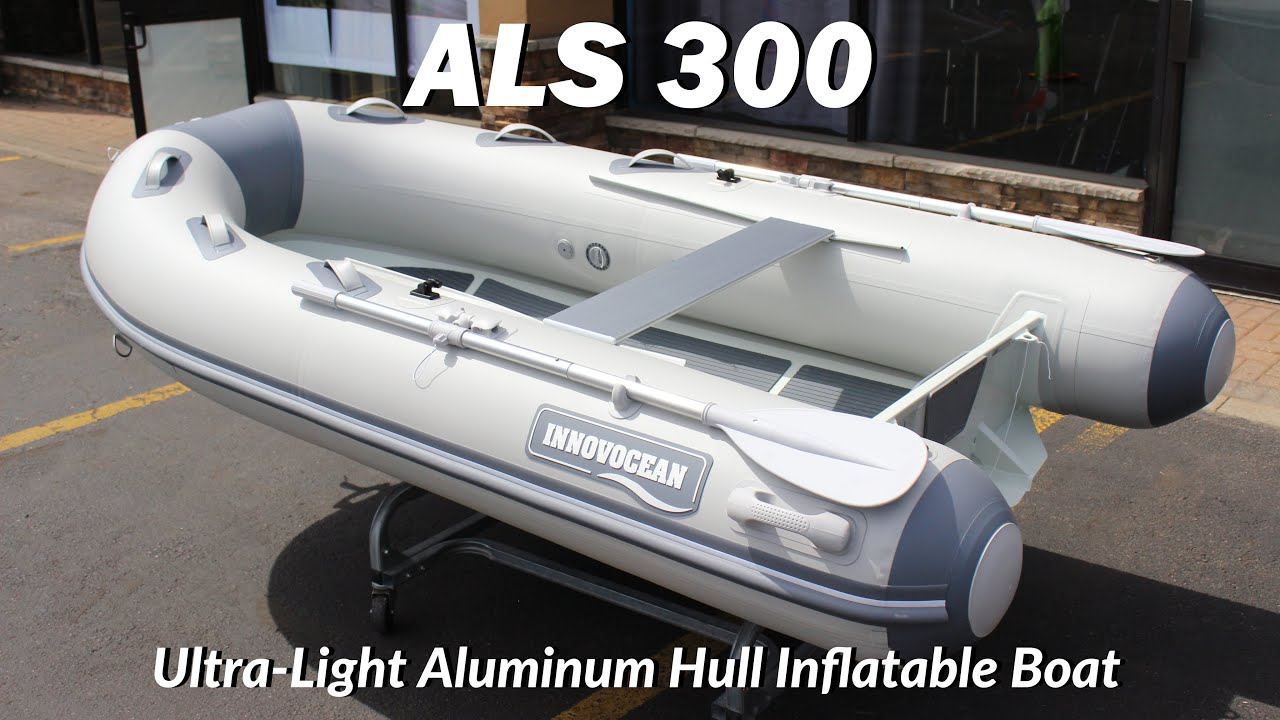 ALS 300 Ultra-Light Aluminum Hull Inflatable Boat: Easy Transport, Durable Build and Top Performance