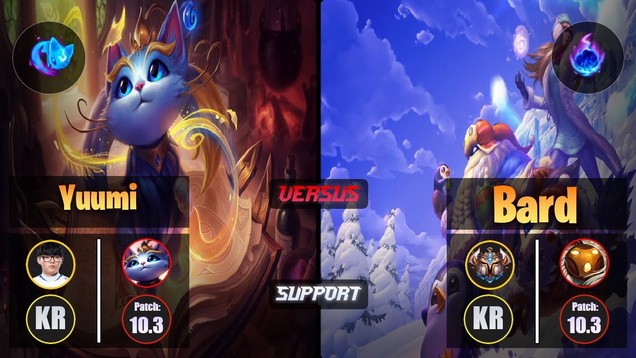 Hoit YUUMI (Support) [Summon Aery] VS BARD - Challenger KR Patch 10.3