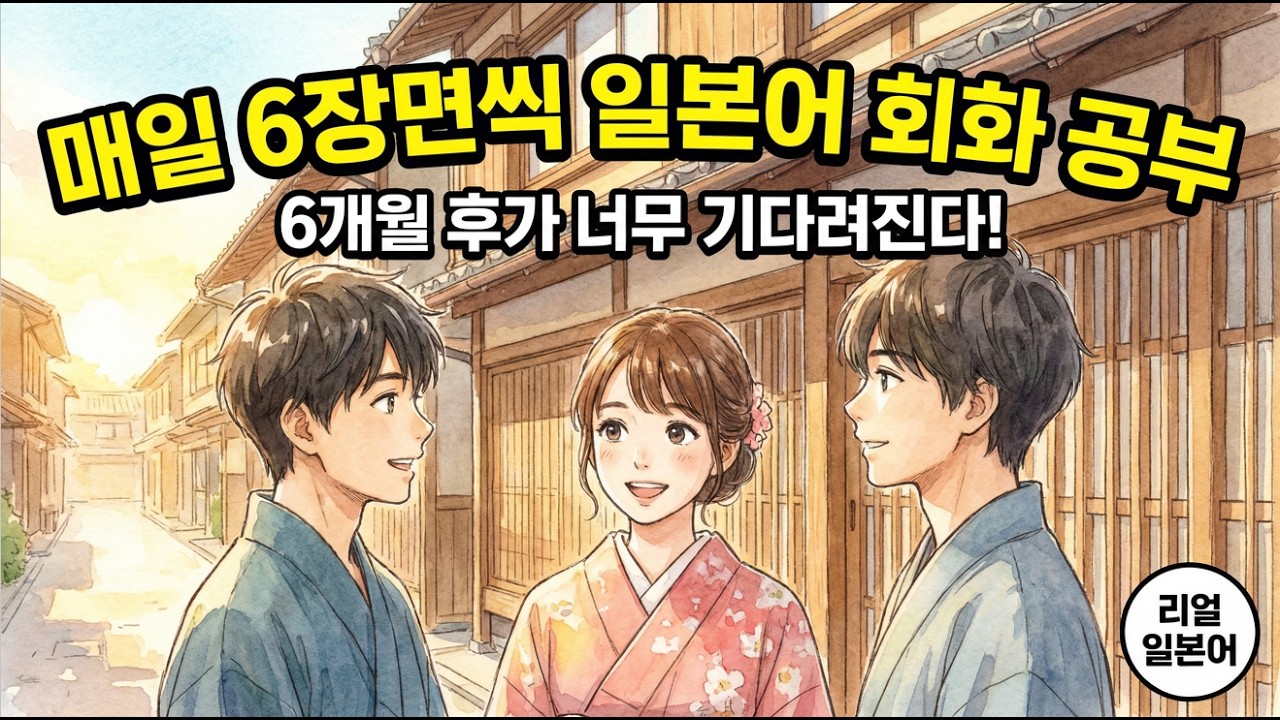 세상에서 하나뿐인 매일 6장면 일본어 회화 - No.027