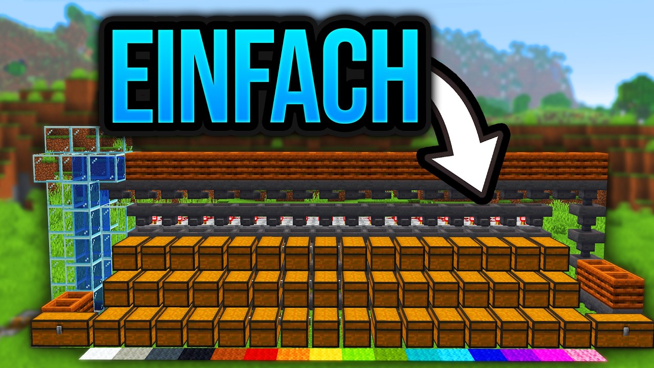 AUTOMATISCHES LAGER BAUEN (TUTORIAL) ✨ Minecraft 1.21.10