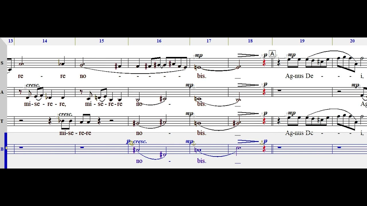 Agnus Dei   K Jenkins  Bass