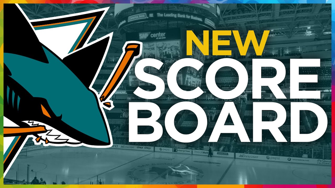 New Scoreboard DETAILS at SAP Center