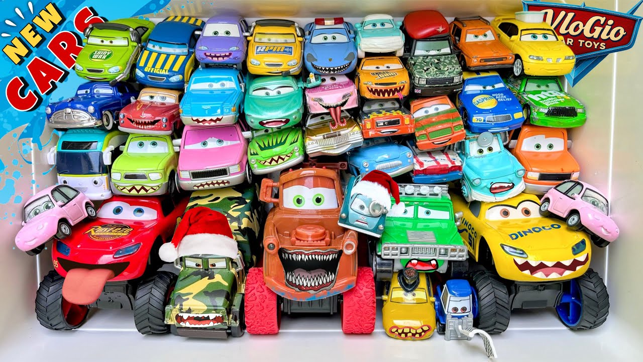 Disney Pixar Cars Unboxing Review | Lightning McQueen, Tow Mater, Doc Hudson, Sally Carrera, Cruz