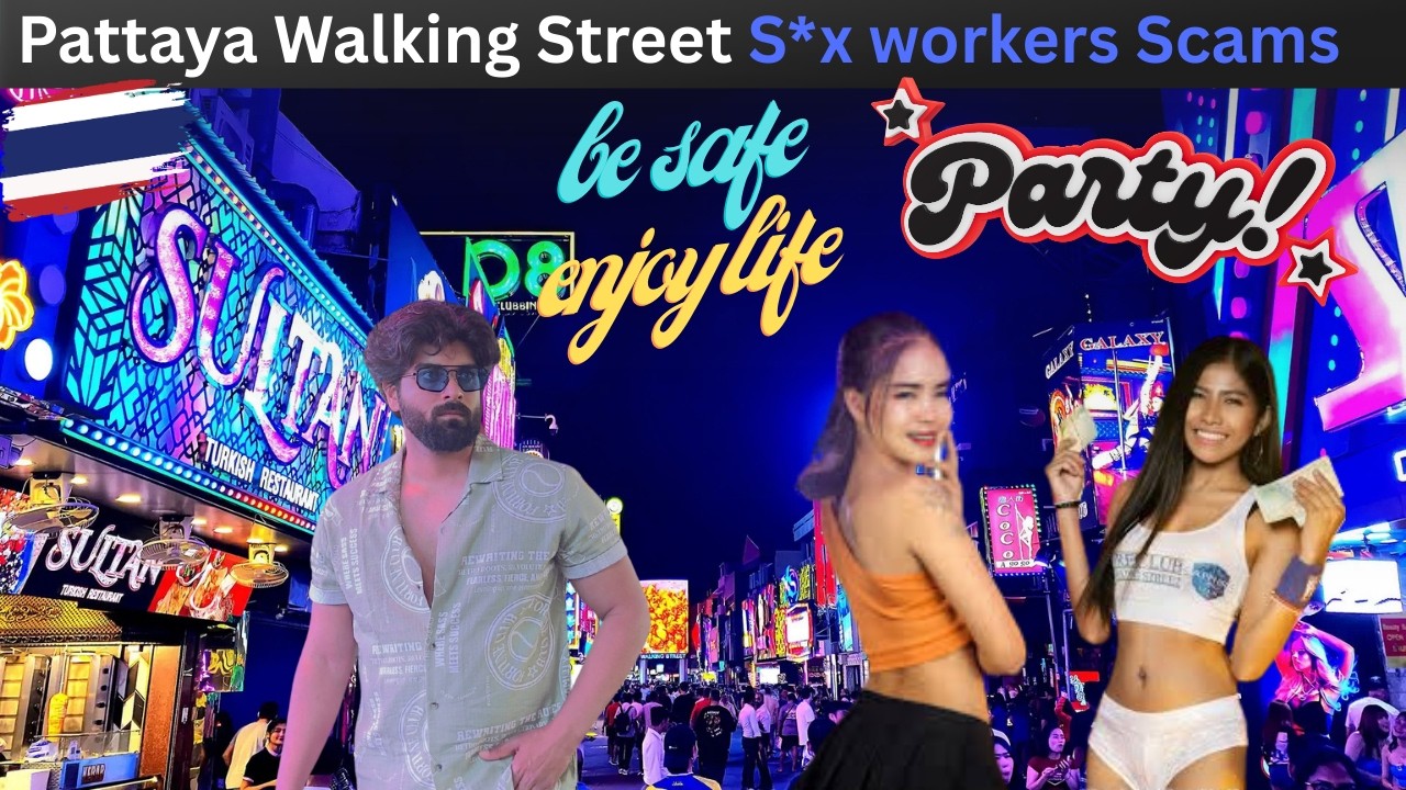 Thailand, Pattaya Nightlife scams| Walking street of Pattaya, Thailand| New year party in 2026