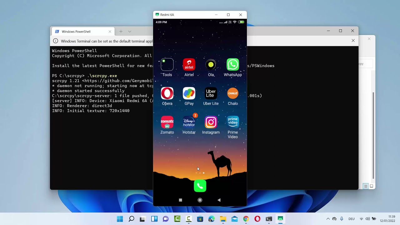 How to Setup GenyMobile Scrcpy | How to Mirror your Android Screen to Windows 11 PC  with Scrcpy