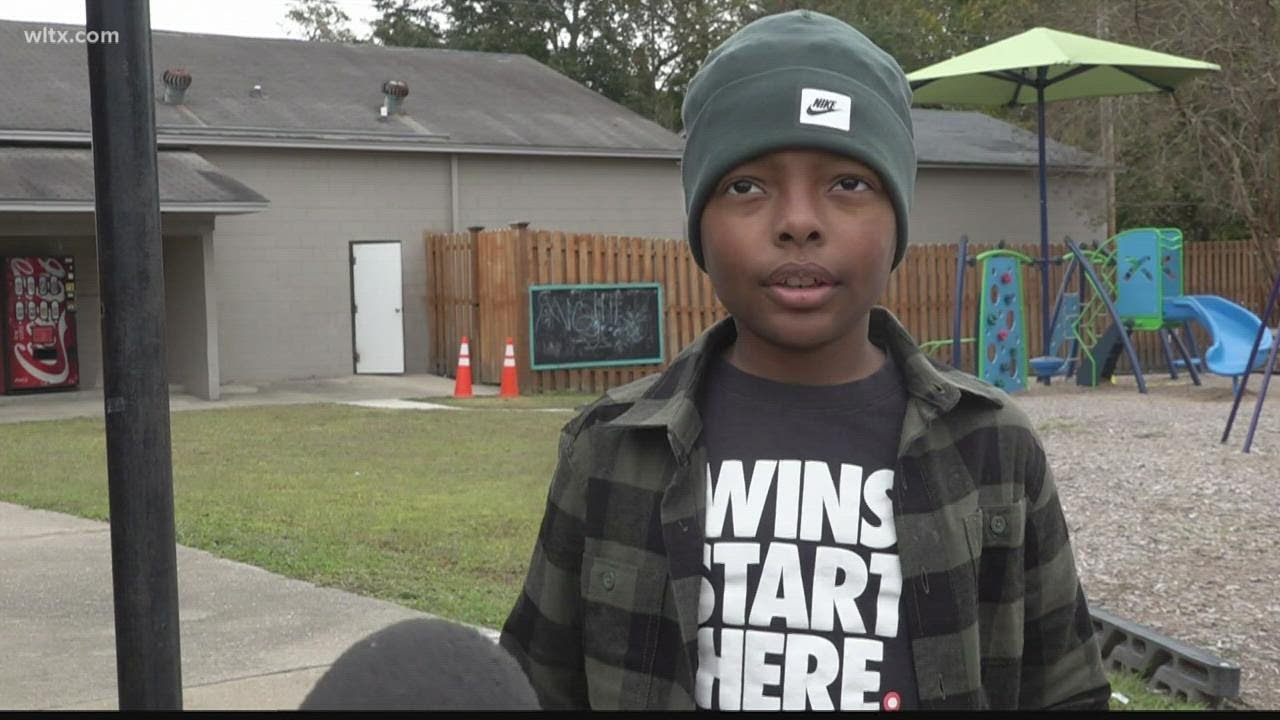 10-year-old boy gives back to the community to help kids stay warm