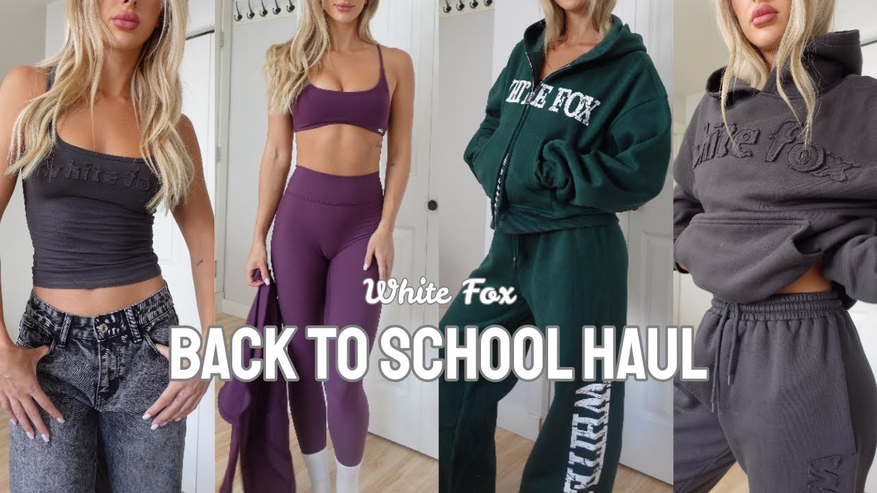 BACK TO SCHOOL / FALL HAUL - ft. White Fox (w discount code)