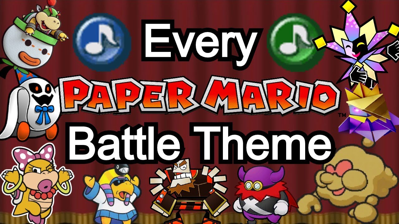 Ultimate Paper Mario Battle Medley (Every Song is Here)