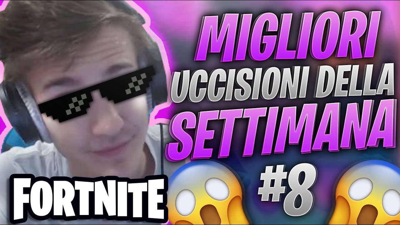 😱 MAI DARE UN CECCHINO A *NINJA* 😱 MIGLIORI UCCISIONI DELLA SETTIMANA SU FORTNITE #8