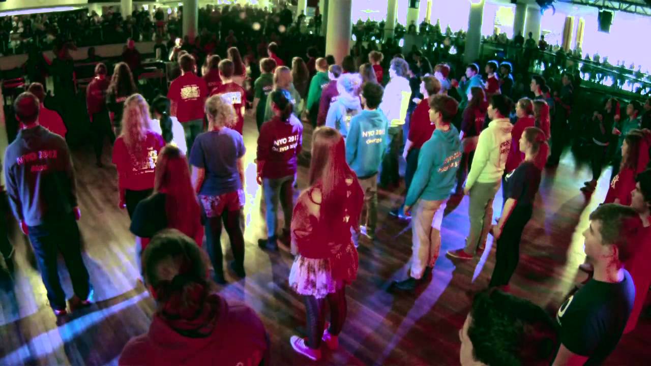 NYO performs HandsFree, composed by Anna Meredith with choreography by David Ogle