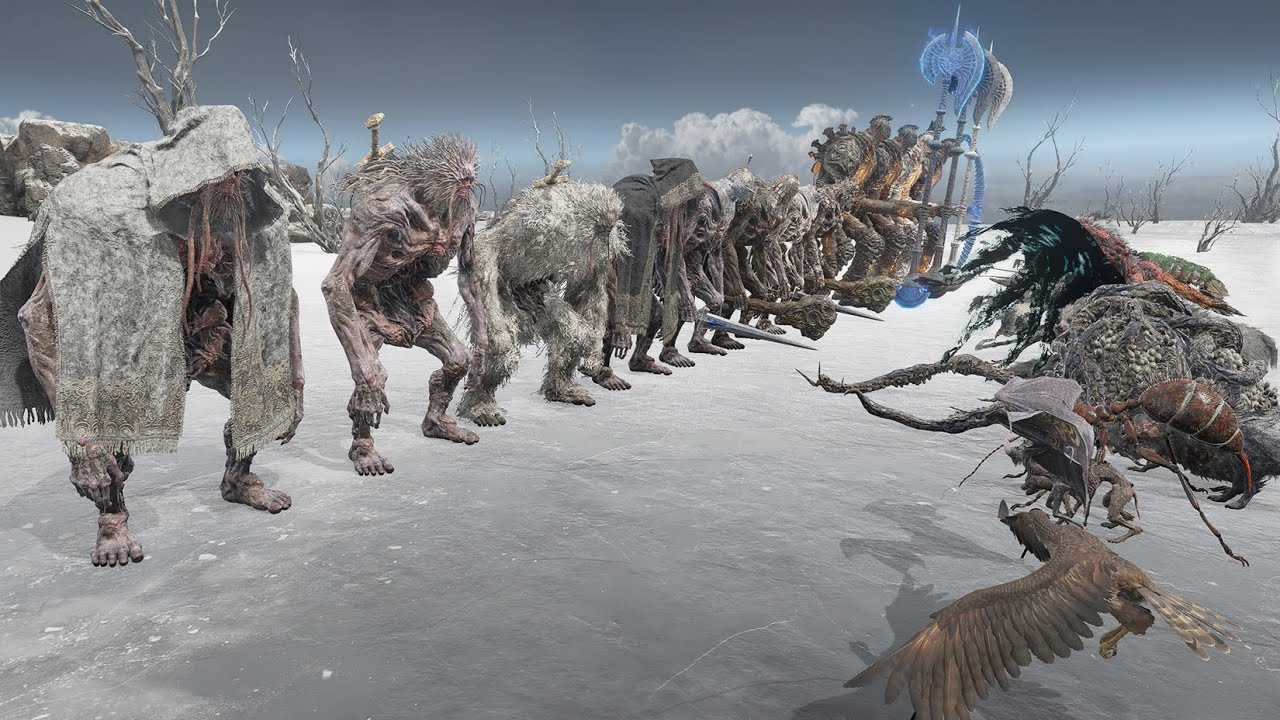 Alliance Of Troll AND Golem Vs Now Animals - Elden Ring