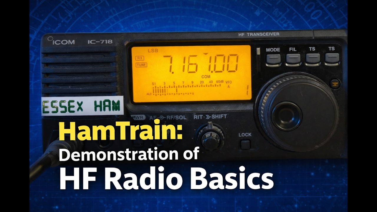 Демонстрация основ работы с КВ-радио (курс HamTrain Foundation)