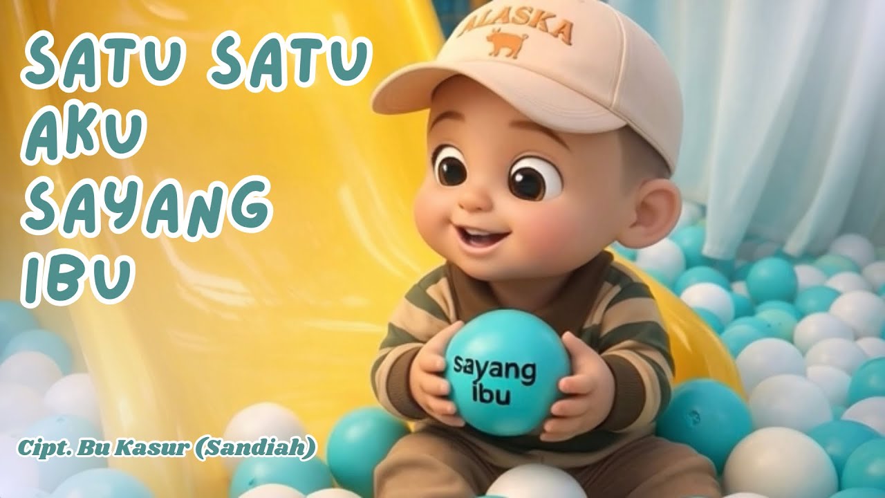 Satu Satu Aku Sayang Ibu | Cipt. Bu Kasur (Sandiah) | Lagu Anak Anak Indonesia | Lagu Edukasi Anak
