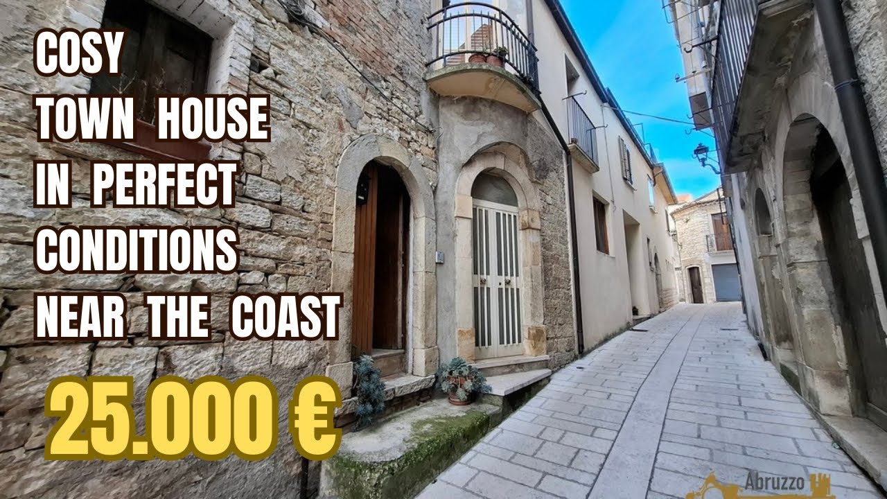 Cozy town house in perfect conditions, near the coast. Montemitro