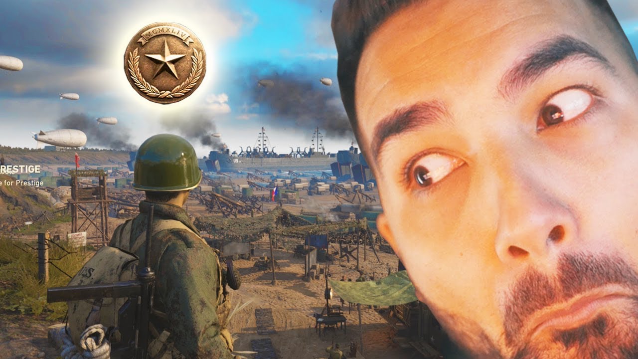 Entering 1st Prestige in Call of Duty WW2..! (THIS HAPPENS)