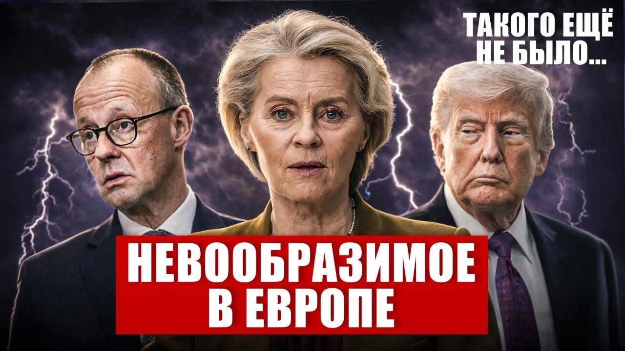 Такого ещё не было. В Европе происходит невообразимое. Смятение в Германии. Новости сегодня