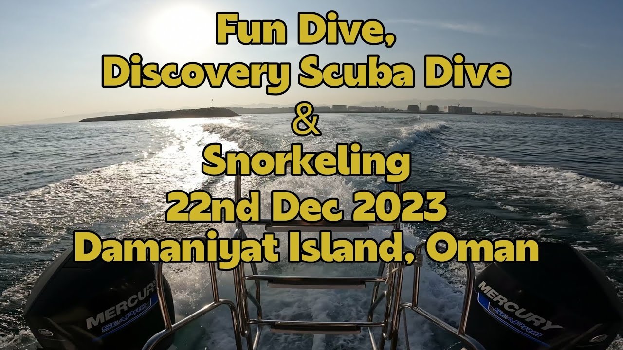 Discovery Scuba Dive in Oman (Damaniyat Island)