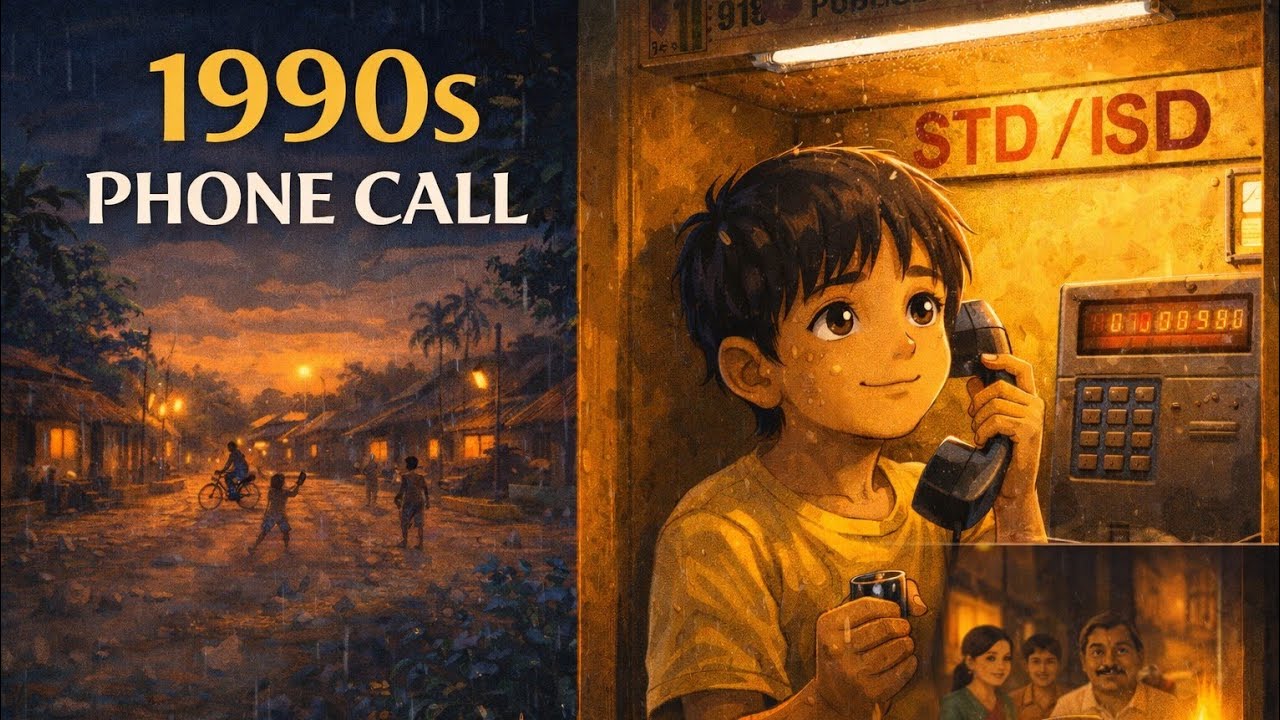 1990s Phone Call | Ghibli ASMR