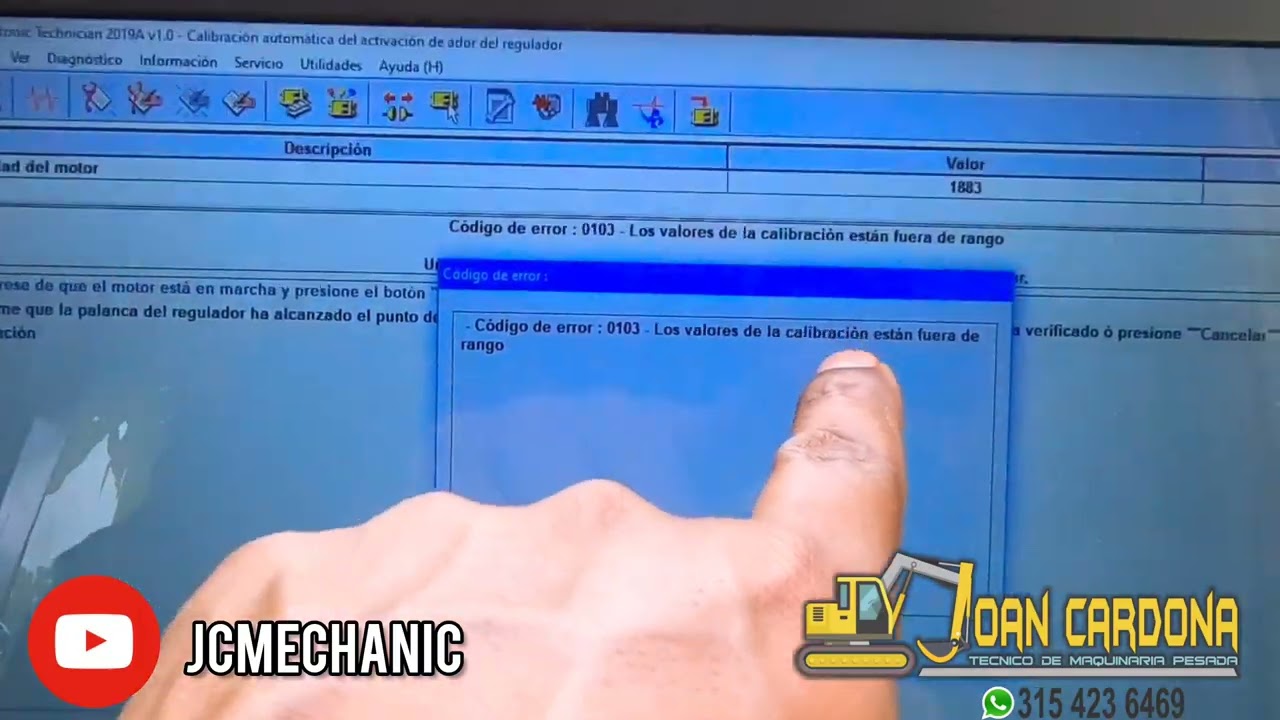 CAT 315C ‼️Calibración Velocidades De Motor, Por Escáner ET Caterpillar ‼️ 🚜💻⚡#JCMECHANIC