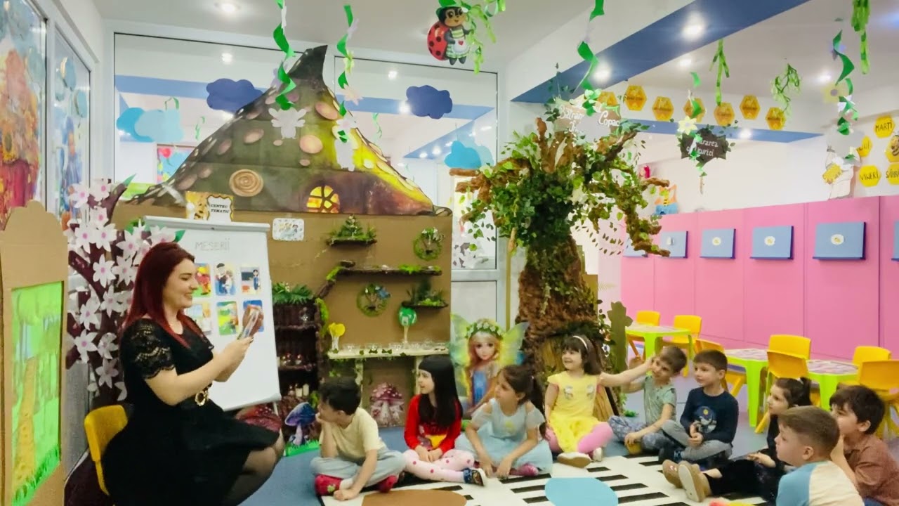 Meserii/ Educarea limbajului/ Cunoasterea mediului/ joc interactiv pentru copii la gradinita