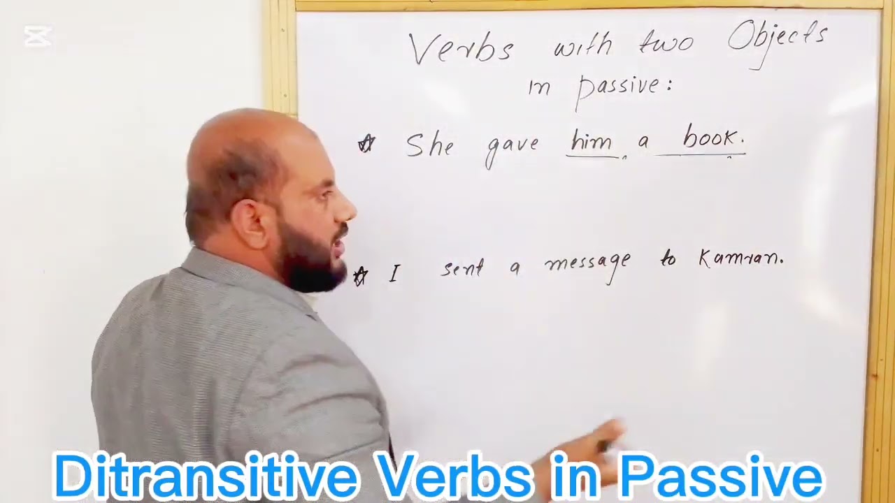 Ditransitive verbs in Passive 
