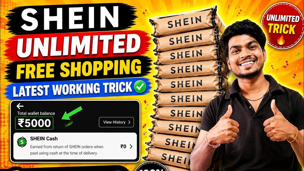 Shein BIGGEST Offer 🔥 Shein 5000 Free Shopping 😍 How to do free shopping from Shein app