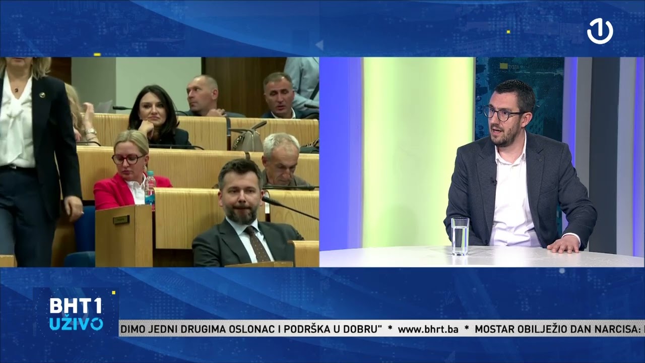 BHT1 Uživo: Vibor Handžić, delegat u Domu naroda Parlamenta FBiH (Naša stranka)
