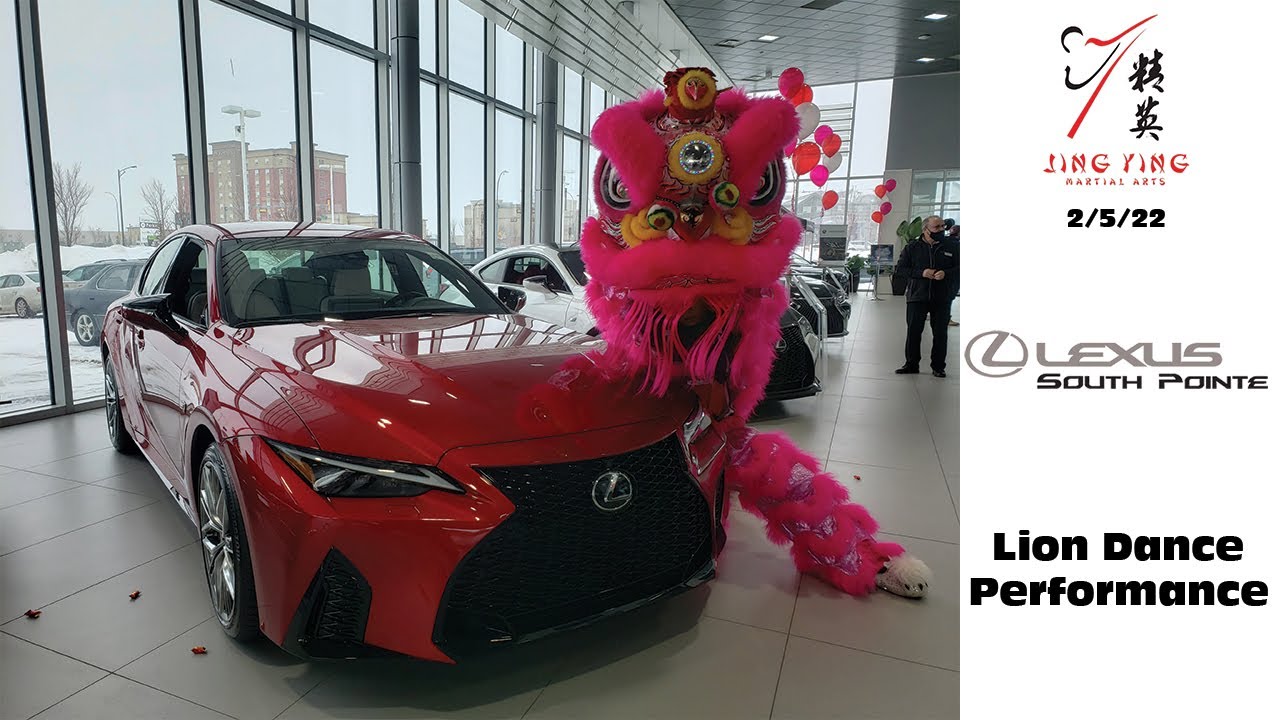 Jing Ying Martial Arts - Lion Dance @ Lexus South Pointe 2/5/22