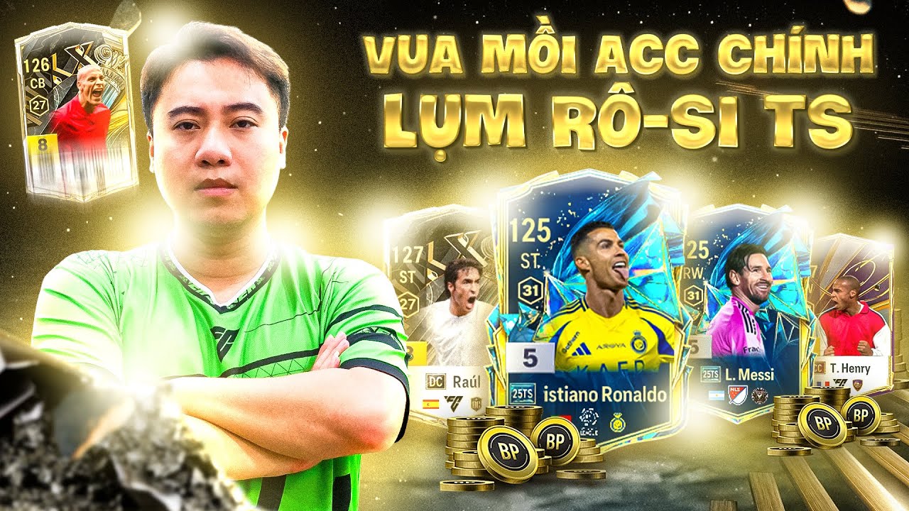 Vodka Quang | Ronaldo & Messi TOTS +5 cùng xuất hiện và dàn siêu phẩm của ae khi Quang mồi acc chính