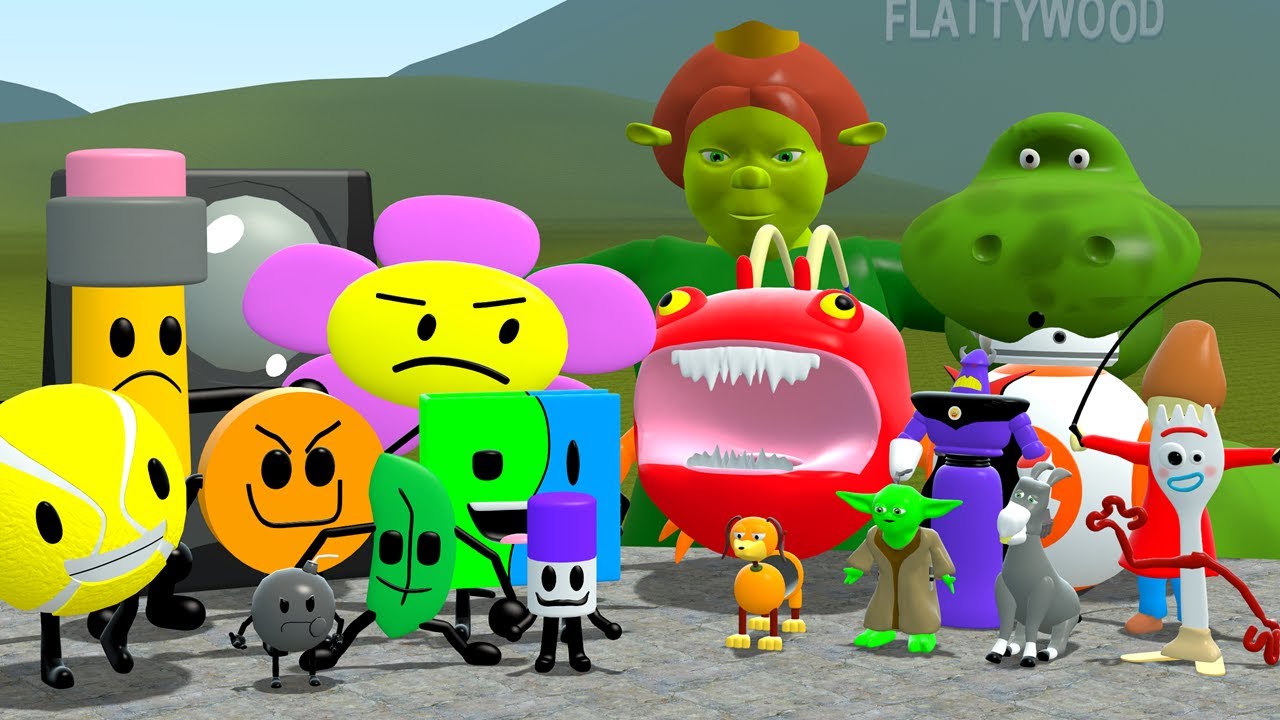 I Became All Battle For Dream Island 3D Memes & Last Version Of 3D Memes In Gmod