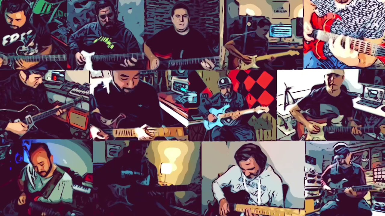 Jam amigos guitarristas  chilenos