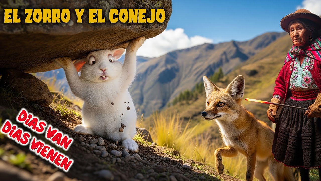 🐇🦊 EL ZORRO Y EL CONEJO | Cuento Andino