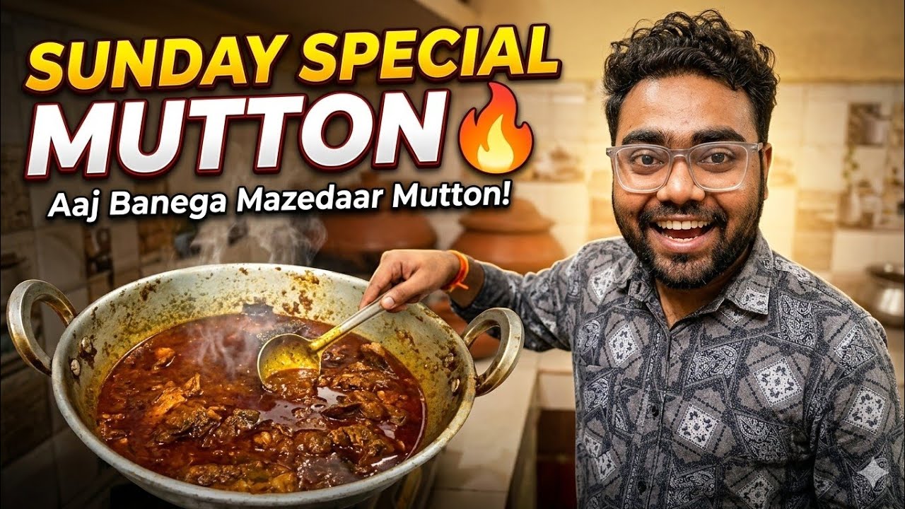 Aaj Ghar Par Banayi Desi Style Mutton Curry,Full Taste 😍||Spicy Desi Mutton Curry Bihari Style 🔥