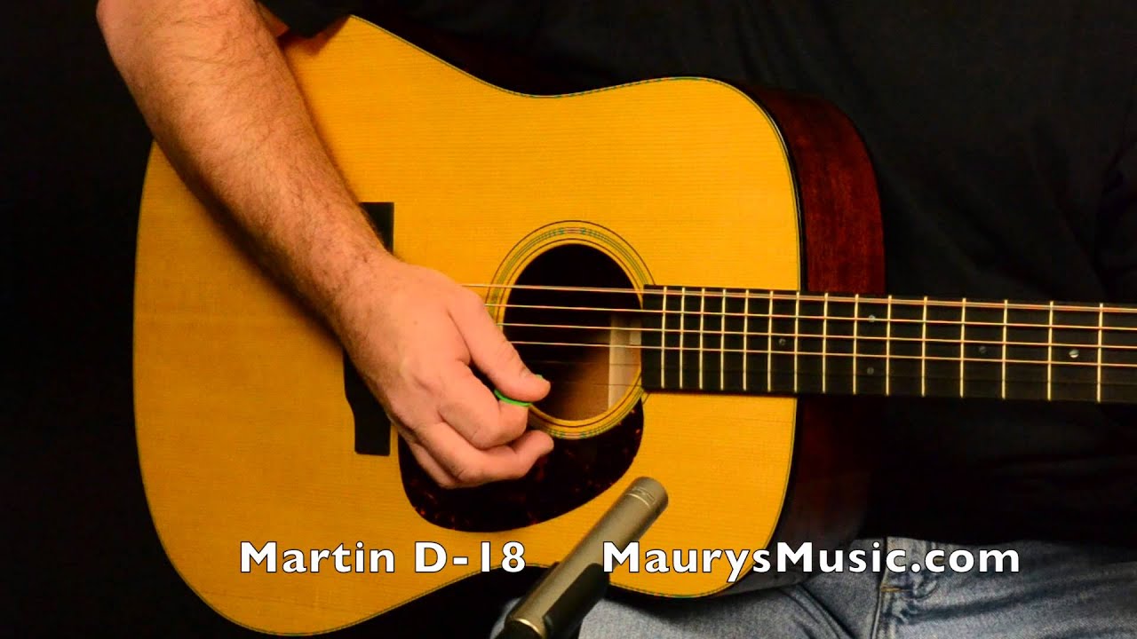 Martin D-18 vs HD-28V at MaurysMusic.com