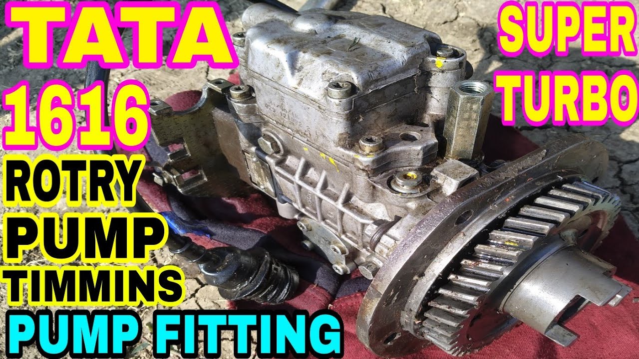 How to Pump Timming Set & Pump Fittings For Tata 1616 Super Turbo Engine in Hindi #mechanicgyan