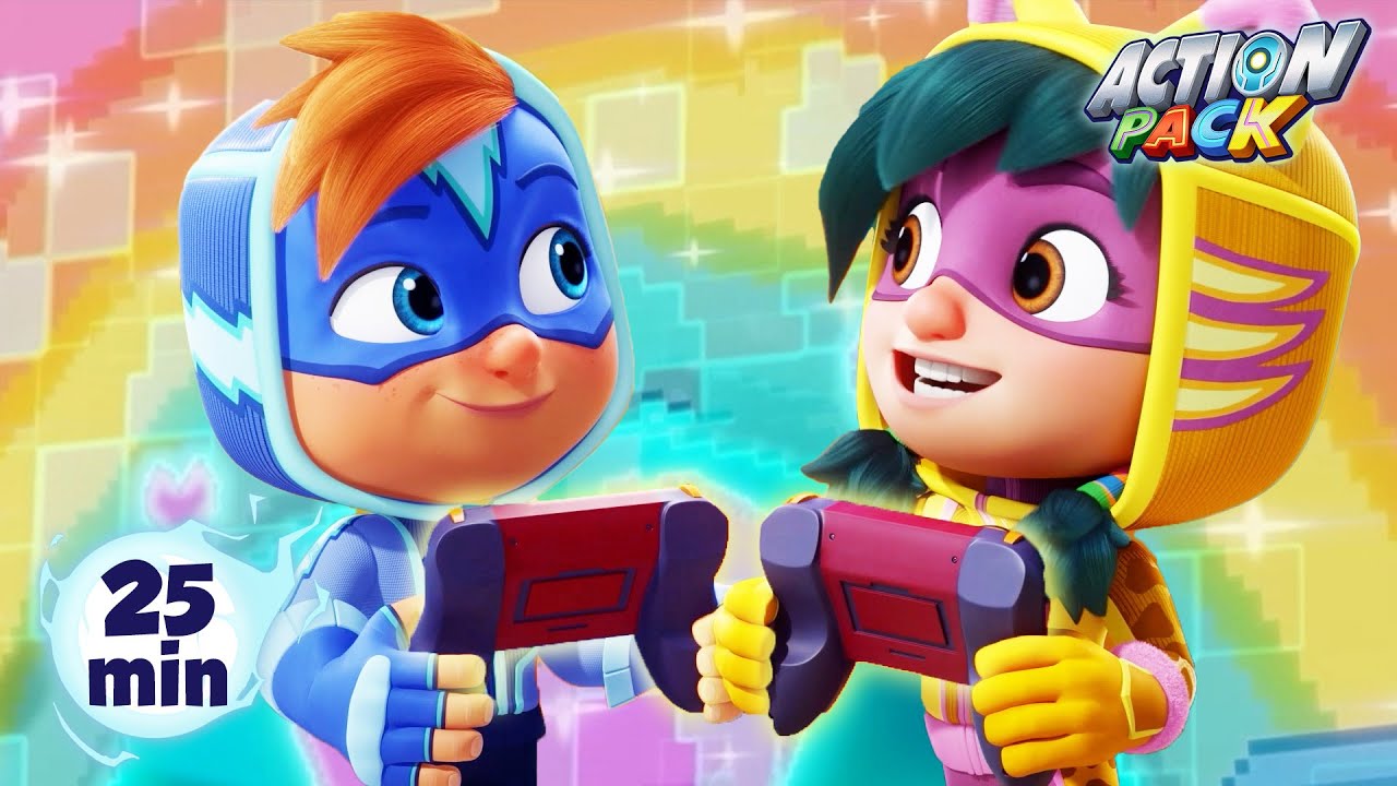 Gaming the System! | Action Pack | Adventure Cartoon for Kids