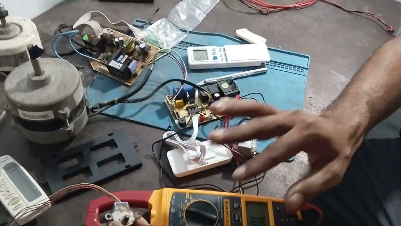 Samsung Split AC ko Universal PCB bithane ka tarika । Ac ko Universal PCB lagane ka तरीका।
