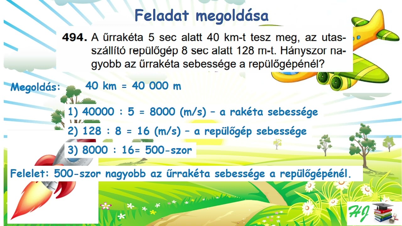 127. óra Osztás háromjegyű számmal, feladatok megoldása, 4. osztály