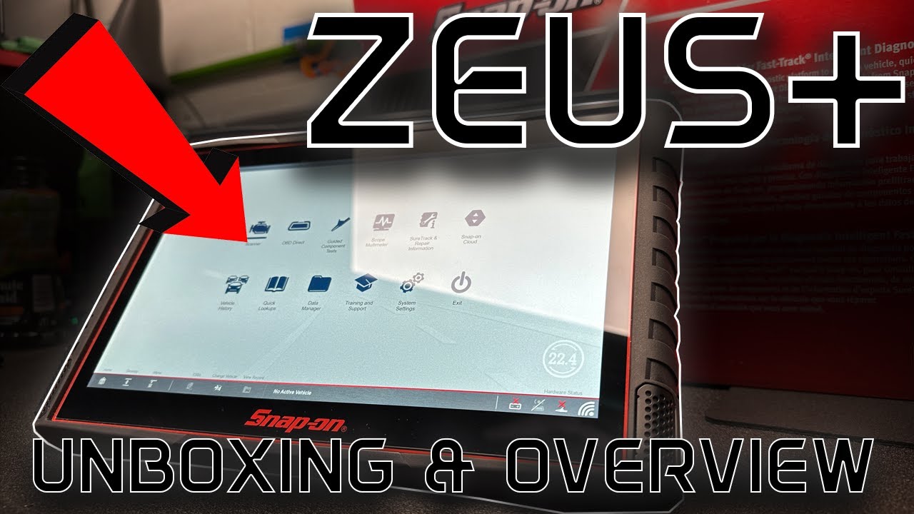Snap-on Zeus+ Scanner Unboxing & Overview