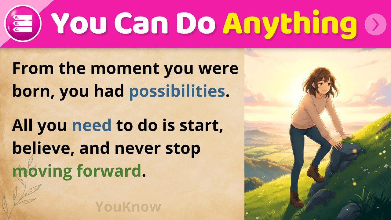 You Can Do Anything | Learn English Through Stories