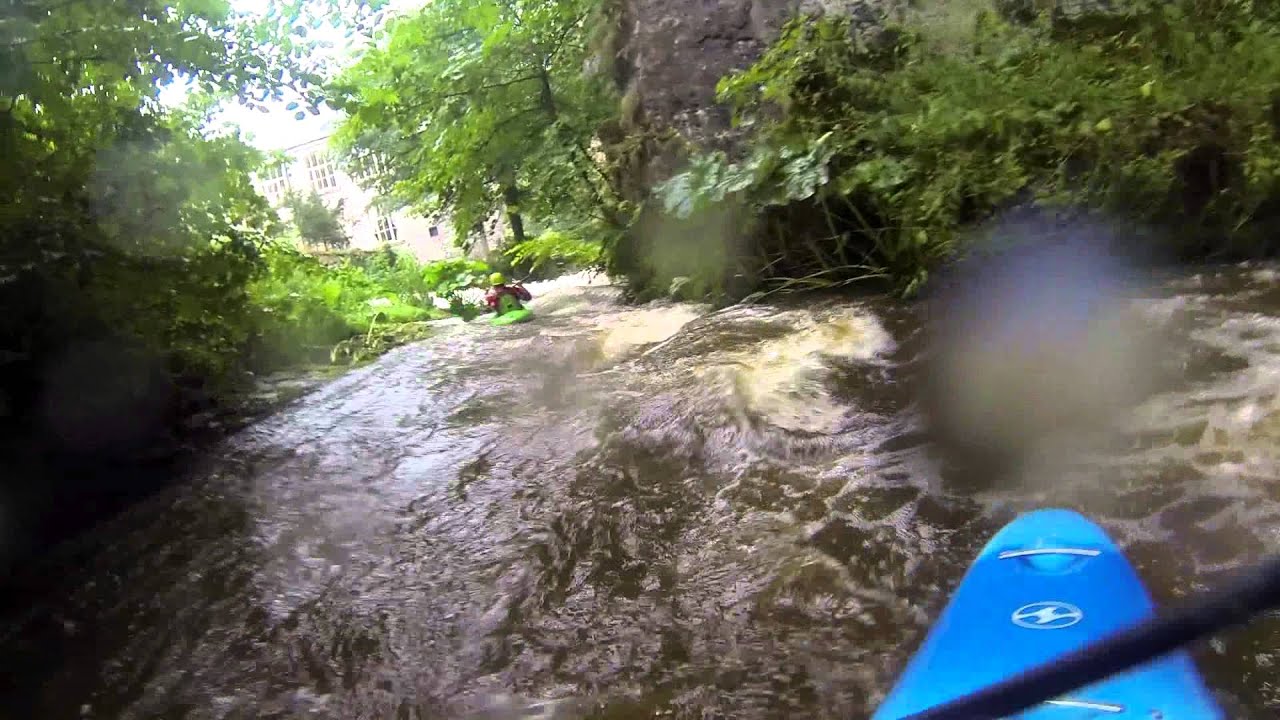 Secret rapid in the Peak district