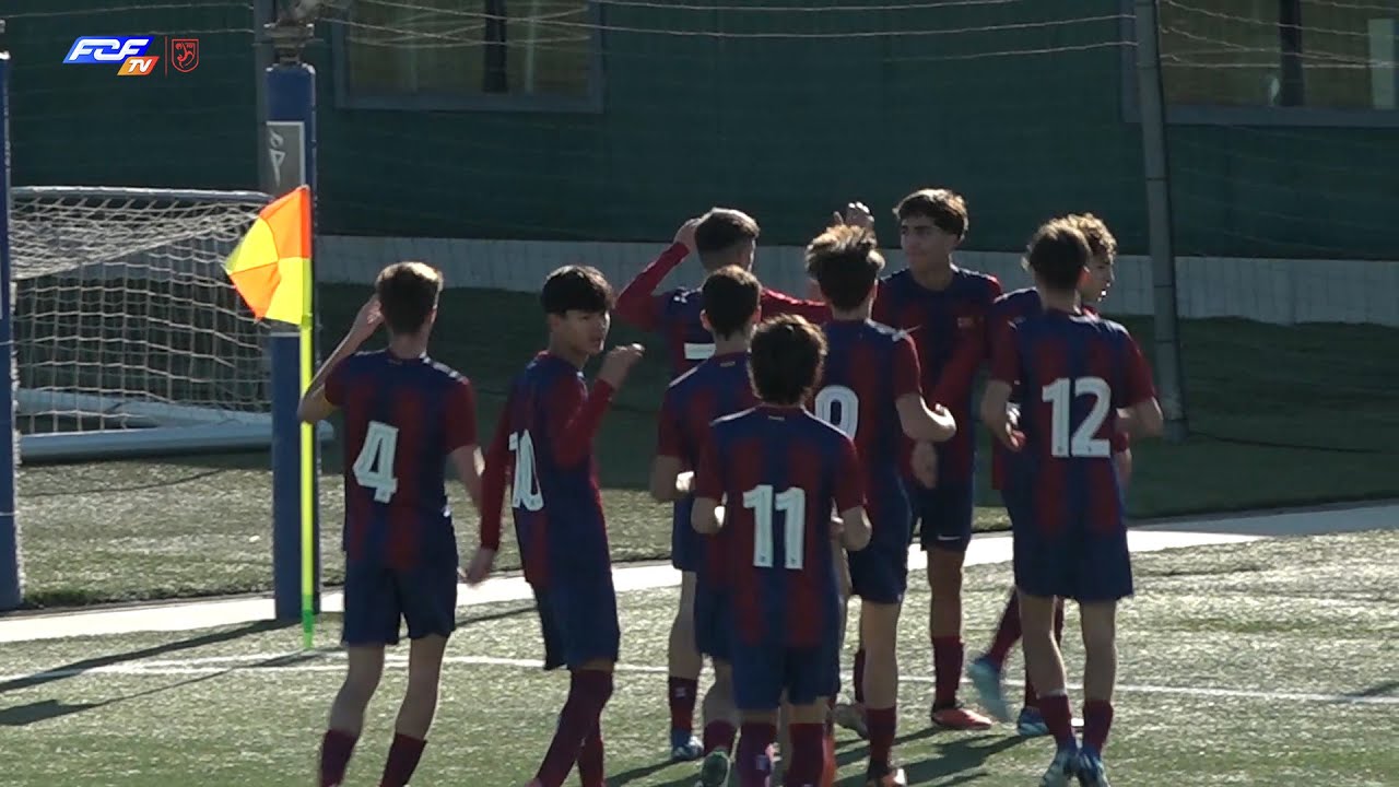 Resum FC Barcelona  CE Mercantil  Divisió d'Honor Cadet J 13